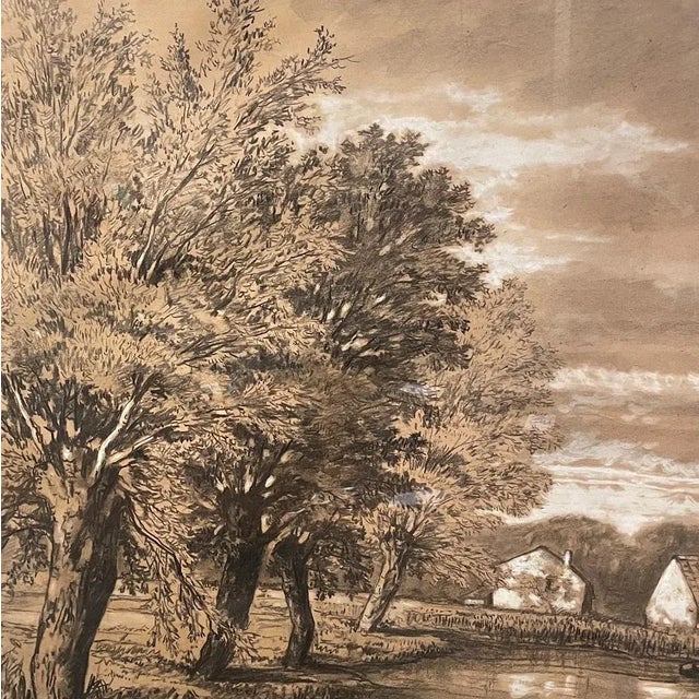 19th Century Framed Pastel by Francois Stroobant (1819-1916) For Sale - Image 10 of 13