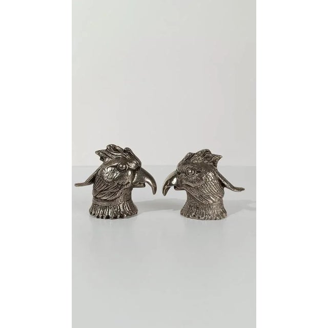 Vintage Silver Plated Parrot Head Bottle Opener in the style of Gucci, 1970s For Sale - Image 14 of 18