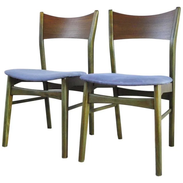 Danish Modern Emerald Color Dining Chair, 1960s For Sale - Image 12 of 12