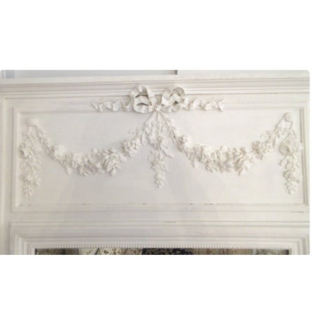 Antique Huge French Trumeau Mirror For Sale In Pittsburgh - Image 6 of 8