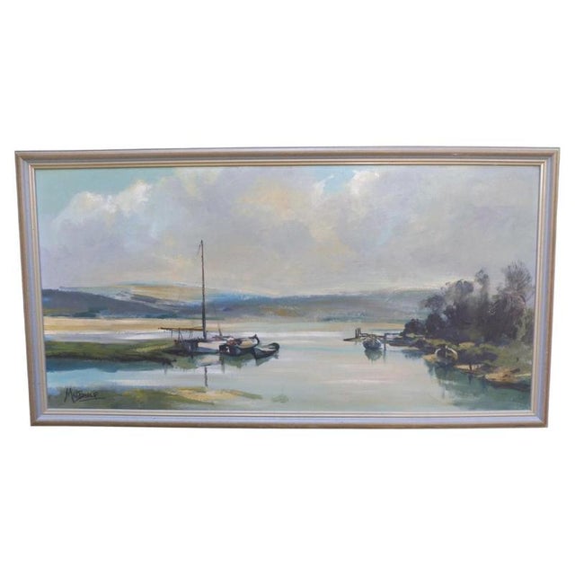 Matt Bruce, Lochside View, 1980s, Oil Painting on Board, Framed For Sale - Image 14 of 14