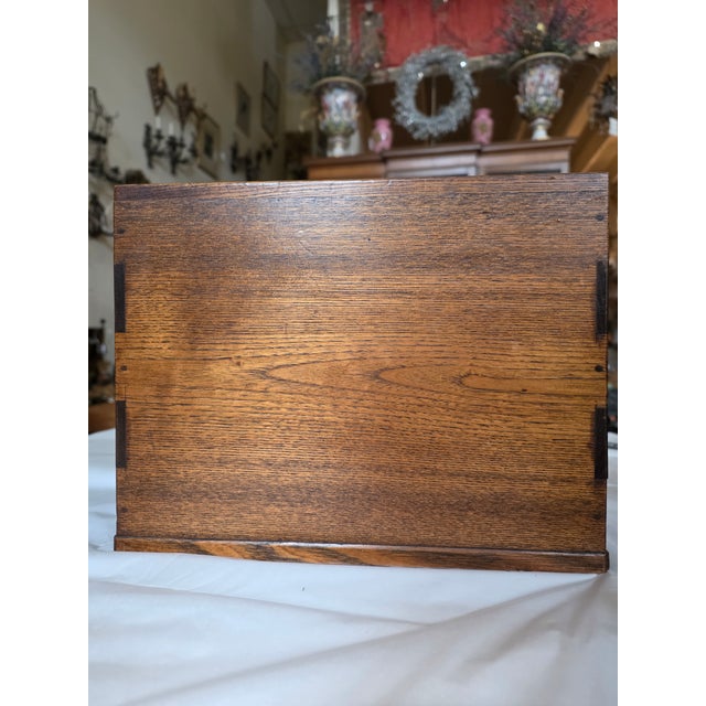 Brown Japanese Storage Box For Sale - Image 8 of 13
