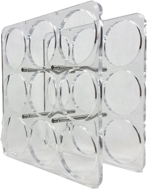 Postmodern Acrylic Wine Rack, 1990s