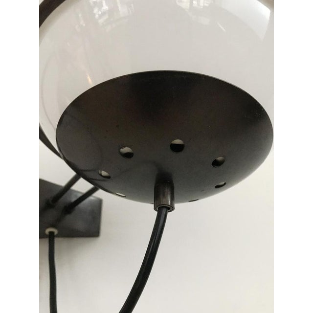 Italian Metal and Glass Wall Lamp from Candle, 1960s For Sale - Image 12 of 15