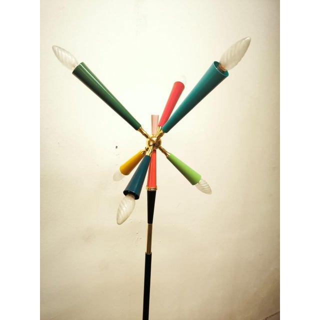Vintage Sputnik Floor Lamp from Stilnovo, 1960s For Sale - Image 4 of 18