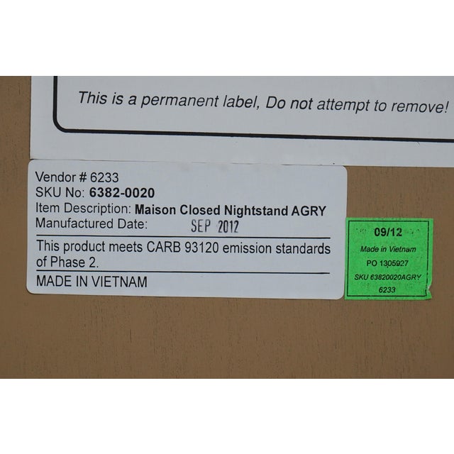 Pair Restoration Hardware Weathered Wood Rustic Nightstands For Sale - Image 12 of 12