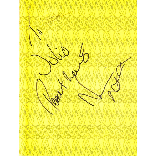 Fabulous 'association' copy inscribed: To Julio (Iglesias) Peace & Love Naomi CAMPBELL, Naomi Universe Publishing [144]...