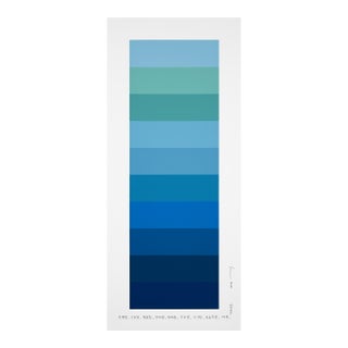 Contemporary Abstract Pencil and Acrylic on Fabriano-Pittura Paper "Emotional Color Chart 255" by Kyong Lee For Sale