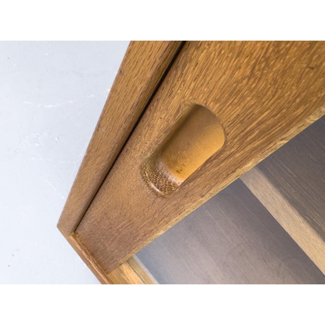 Danish Oak Display Case from Brouer, 1960s For Sale - Image 11 of 18