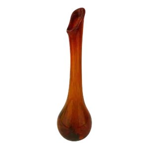 Murano Fratelli Toso Art Glass Flower Vase
