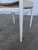 Vintage Dining Chair in White Beech Wood and Brown Leather Look Seat, 1970s For Sale - Image 14 of 18