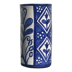 Vintage Boho Hand Painted Umbrella Stand