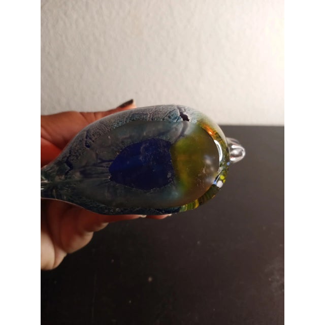 1980s Murano Style Millefiore Art Glass Fish Figurine For Sale - Image 5 of 8