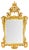 Vintage Monumental Italian Rococo Giltwood Decorative Mirror For Sale