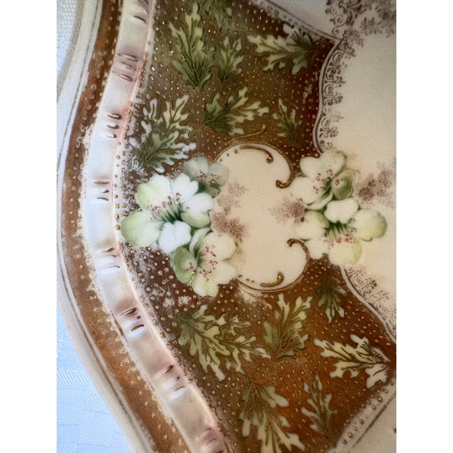 Ceramic Late 19th Century R.S. Prussia Gilded Bowl For Sale - Image 7 of 13