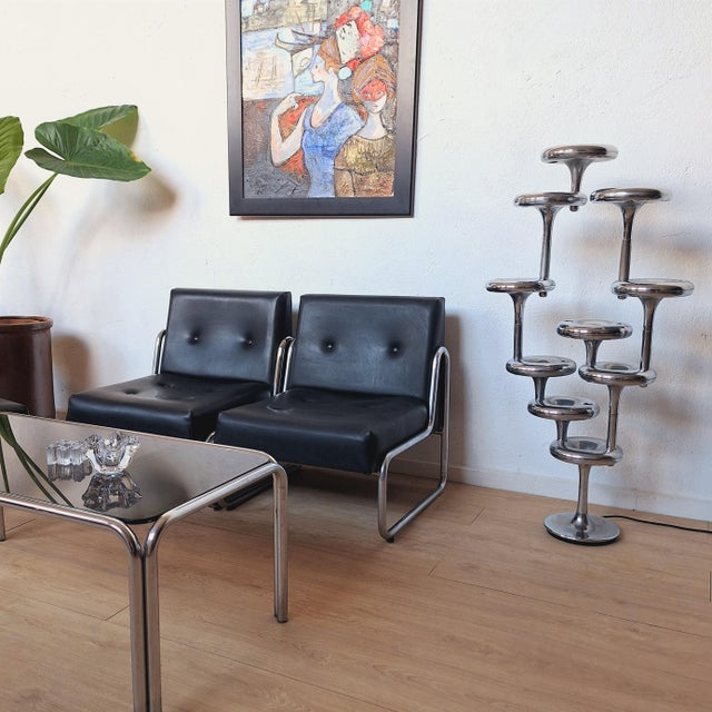 Vintage Armchairs from Soto Leon, Spain, 1965, Set of 3 For Sale - Image 6 of 16