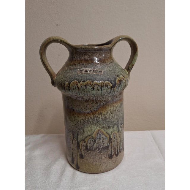 1970s Vintage German Ceramic Vase by Carstens, 1970s For Sale - Image 5 of 5