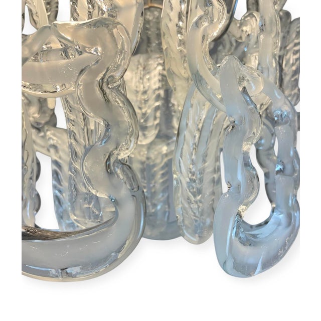 1970s Murano Glass Chandelier, 1970s For Sale - Image 5 of 18