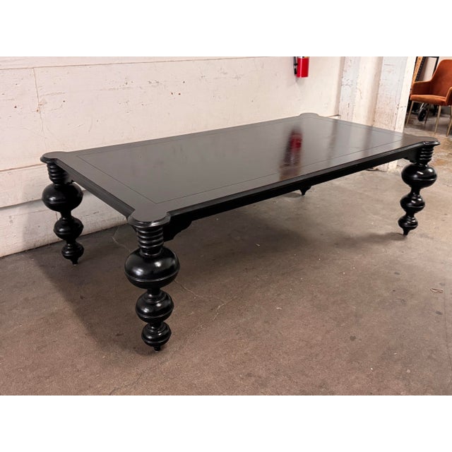 Design Plus Gallery presents the Claudio Mahogany Dining Table from Noir. A dramatic mahogany dining table in their Hand-...