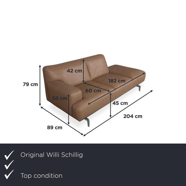 The Willi Schillig Black Label Toscaa leather sofa embodies purist elegance paired with an Italian-inspired lounge design,...