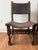 Spanish Revival Early 20th Century Spanish Baroque Revival Oak and Leather Side Chairs, a Pair For Sale - Image 3 of 14