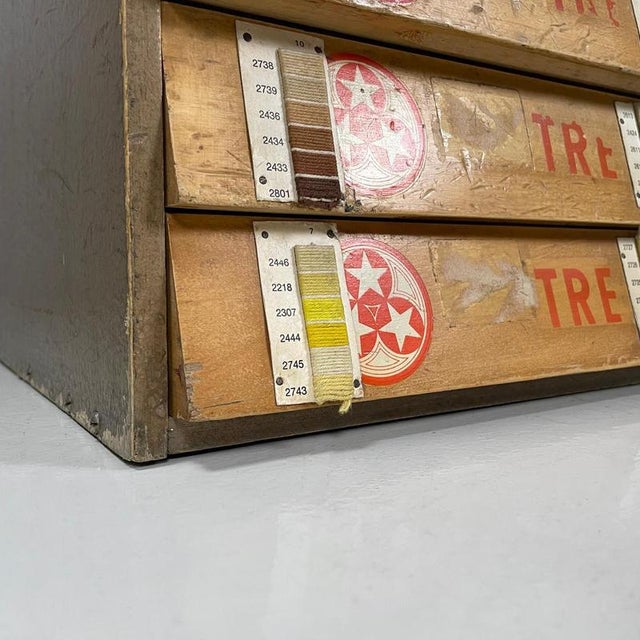 Mid-Century Modern Italian Wood Chest of Drawers by Cucirini Tre Stelle, 1960s For Sale - Image 18 of 18