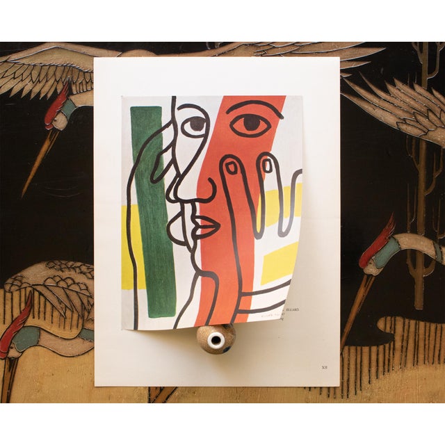 1950 After Fernand Léger "Portrait of Paul Eluard", First German Edition Period Offset Lithograph For Sale In Dallas - Image 6 of 9