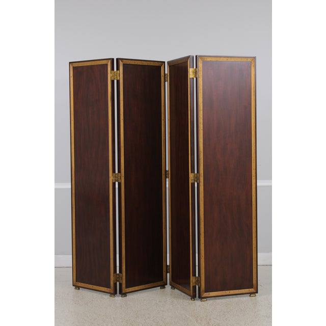 Theodore Alexander Regency Style Mirrored Room Screen For Sale - Image 12 of 12