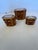 Artist Hand Painted Faux Tortoise & Pen & Ink Decorative Boxes - Set of 3 For Sale - Image 12 of 18