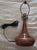 Vintage French Mid Century Brown Stoneware Studio Pottery Lamp C. 1960s For Sale - Image 4 of 16