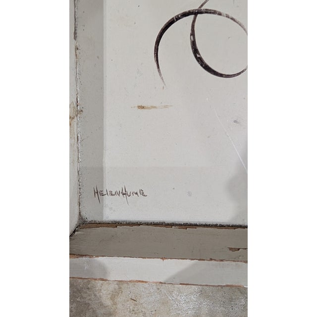 Vintage Hand Painted Oversized Toleware Tray For Sale - Image 4 of 6