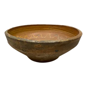 Vintage Hungarian Folk Art Decorative Bowl