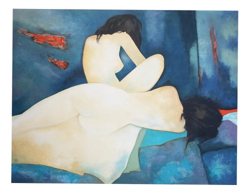 Claude Gaveau, Les Jumelles, 2000, Lithograph