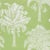 Schumacher Grand Palms Wallpaper in Leaf For Sale