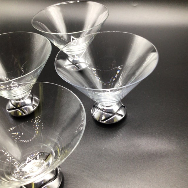 Lenox Vibe (Hollowware) Cocktail Glasses Set of 4 For Sale - Image 10 of 12