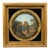 19th Century Reverse Painted Glass Pastoral Landscape in Giltwood Frame For Sale