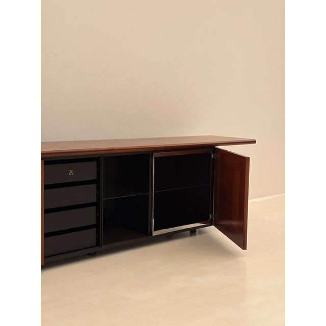 Sheraton-Style Low Sideboard by Giotto Stoppino and Ludovico Acerbis for Acerbis, 1970s For Sale - Image 15 of 18
