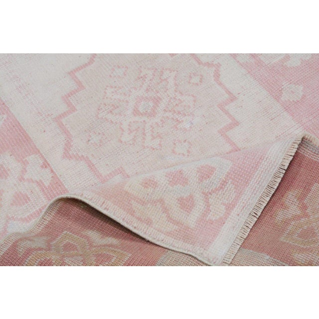 Vintage Turkish Anatolian Hand Knotted Wool Rug,2'6"X10'5" For Sale - Image 4 of 4