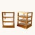 Shelves attributed to David Hicks, England, 1980s, Set of 2 For Sale - Image 10 of 12