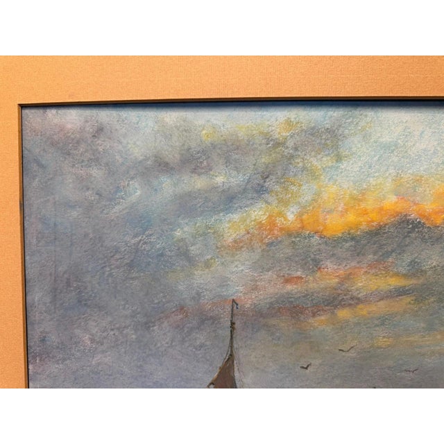 Niek van der Plas, Dane Katwijk Fishing Boat, 1990, Oil Painting on Canvas, Framed For Sale - Image 6 of 11