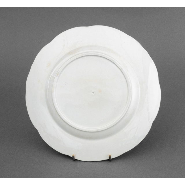 Ceramic Limoges Porcelain Plates, 6 For Sale - Image 7 of 8