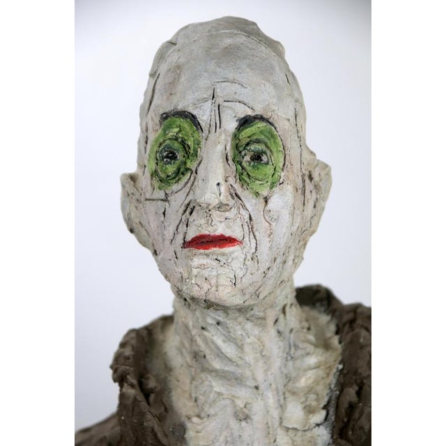 Figurative Ceramic Bust Sculpture by Óscar Aldonza Torres, 2021 For Sale - Image 9 of 18