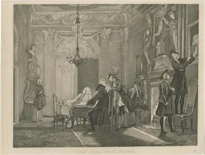 After Cornelis Troost, Dutch Figures, 1850, Etching