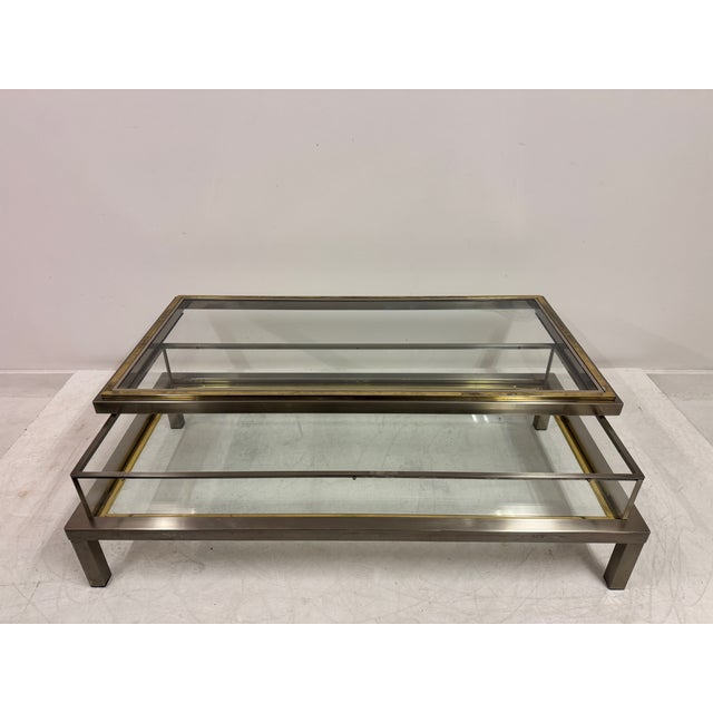 Sliding Top Vitrine Coffee Table, 1970s For Sale - Image 10 of 17