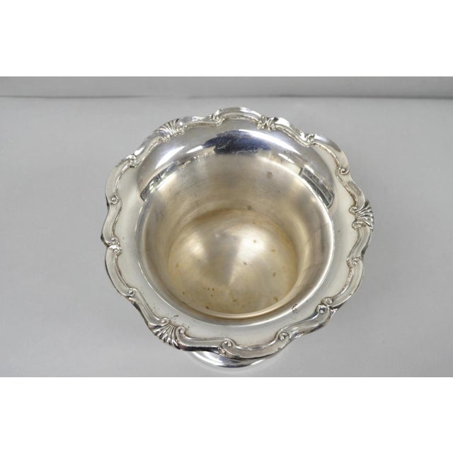 Vintage Towle Silver Plated Trophy Cup Urn Champagne Chiller Bar Ice Bucket For Sale - Image 9 of 18