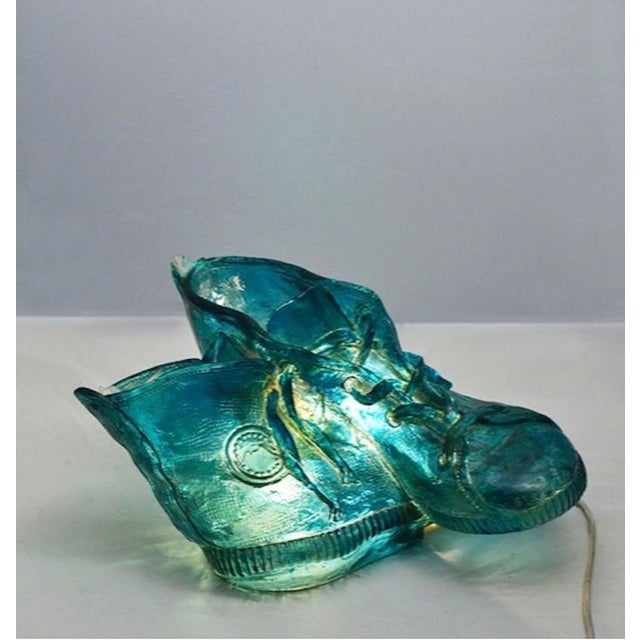 Plastic Resin Table Lamp from Lisola Che Non Cè, 1970s For Sale - Image 7 of 11