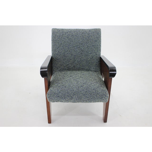 1960s Oak Armchair, Czechoslovakia, 1960s For Sale - Image 5 of 14
