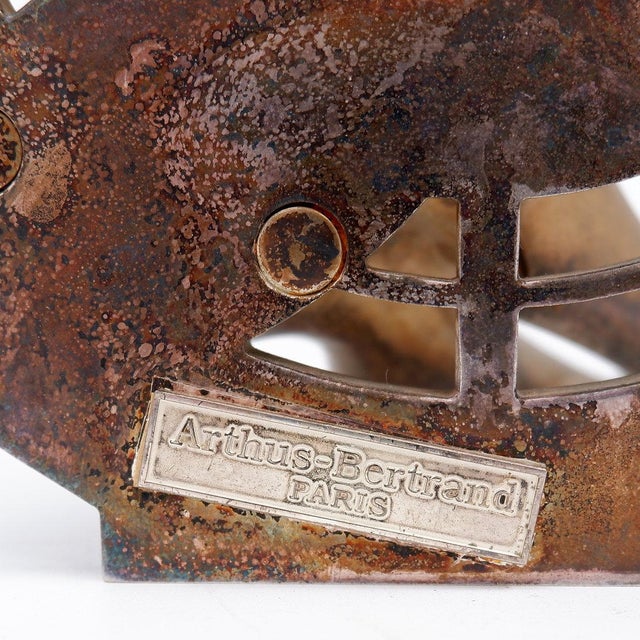 Early 21st Century Cannes Lion in Silvered Bronze by Arthus Bertrand For Sale - Image 5 of 14