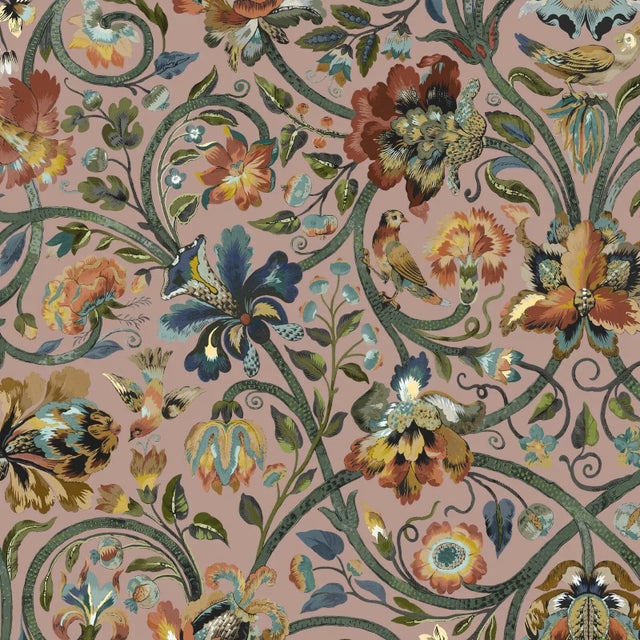 House of Hackney Gaia Wallpaper - Blush For Sale