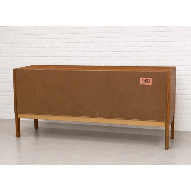 Mid Century Modern Teak Credenza C. 1960’s | Scandinavian Danish Modern Sideboard For Sale - Image 11 of 14